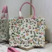 Dior Toile de Jouy Garden Embroidery Canvas Book Tote Bag #B65916