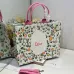 Dior Toile de Jouy Garden Embroidery Canvas Book Tote Bag #B65916