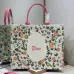 Dior Toile de Jouy Garden Embroidery Canvas Book Tote Bag #B65916