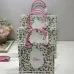 Dior Toile de Jouy Garden Embroidery Canvas Book Tote Bag #B65916