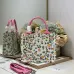 Dior Toile de Jouy Garden Embroidery Canvas Book Tote Bag #B65916