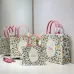 Dior Toile de Jouy Garden Embroidery Canvas Book Tote Bag #B65916