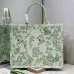 Dior Toile de Jouy Garden Embroidery Canvas Book Tote Bag #B65917