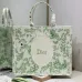 Dior Toile de Jouy Garden Embroidery Canvas Book Tote Bag #B65917