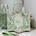 Dior Toile de Jouy Garden Embroidery Canvas Book Tote Bag #B65917