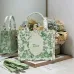 Dior Toile de Jouy Garden Embroidery Canvas Book Tote Bag #B65917