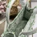 Dior Toile de Jouy Garden Embroidery Canvas Book Tote Bag #B65917