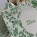 Dior Toile de Jouy Garden Embroidery Canvas Book Tote Bag #B65917
