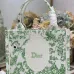 Dior Toile de Jouy Garden Embroidery Canvas Book Tote Bag #B65917