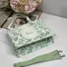 Dior Toile de Jouy Garden Embroidery Canvas Book Tote Bag #B65917