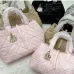 Dior  Toujours Tote Bag Featuring Signature Cannage Quilting And Gold Charms #B60345