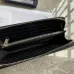 Dior Wallet Leather Gray Oblique Galaxy Long Zip Wallet #B49991