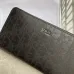 Dior Wallet Leather Gray Oblique Galaxy Long Zip Wallet #B49991