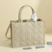 Medium Dior Book Tote Black Macrocannage Calfskin #B49969