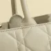 Medium Dior Book Tote Black Macrocannage Calfskin #B49969