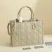 Medium Dior Book Tote Black Macrocannage Calfskin #B49969