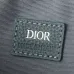 Medium East-West Tote Bag Deep Gray Dior Gravity Leather and Deep Gray Grained Calfs #B49954