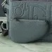 Medium East-West Tote Bag Deep Gray Dior Gravity Leather and Deep Gray Grained Calfs #B49954