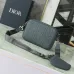 Medium East-West Tote Bag Deep Gray Dior Gravity Leather and Deep Gray Grained Calfs #B49954
