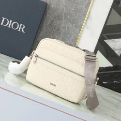 Rider 2.0 Zipped Messenger Bag Dior Gravity Leather #B49961