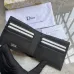 Saddle Bifold Wallet Black Grained Calfskin Marquetry #B49988