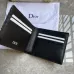 Saddle Bifold Wallet Black Grained Calfskin Marquetry #B49988