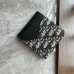 Saddle Bifold Wallet Black Grained Calfskin Marquetry #B49988