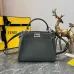 Fendi Handbag Peekaboo Mini Cuoio Romano leather Size:23*18*11cm #B48938