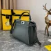 Fendi Handbag Peekaboo Mini Cuoio Romano leather Size:23*18*11cm #B48938