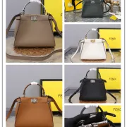 Fendi Handbag Peekaboo Mini Cuoio Romano leather Size:23*18*11cm #B48938