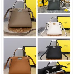 Fendi Handbag Peekaboo Mini Cuoio Romano leather Size:23*18*11cm #B48938