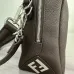 Fendi Brown/Black Grained Leather Hobo Bag with Adjustable Strap - Luxurious Women's Crossbody Shoulder Bag for Timeless Elegance #B58159