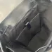 GG jumbo large backpack in grey and black GG leather #B50314