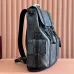 Gucci 625770 GG Flap Backpack Grey Jacquard Drawstring Rucksack #A67480