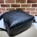 Gucci Black Embossed GG Leather Large Men Backpack 766932 #B66552