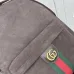 Gucci Burgundy Suede Backpack (834466) - GG Logo, Premium Hardware, 36.5×41×18cm #B59989