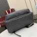 Gucci Grey GG Canvas Large Capacity Travel Backpack A0020S #B66543