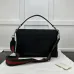 GG canvas large crossbody bag in beige and dark brown canva #B49670