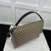 GG canvas large crossbody bag in beige and dark brown canva #B49670