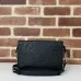 GG jumbo small bag in black jumbo GG leather #B50162