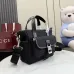 Gucci 854743 Medium Messenger Bag - Black Canvas & Leather #B60905