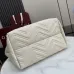 Gucci 855279 GG Marmont Large Tote Bag - White / Light Blue #B60907