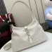 Gucci 863137 Ivory GG Supreme Canvas Hobo Shoulder Bag Adjustable Strap Handbag #B65975