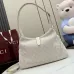 Gucci 863137 Ivory GG Supreme Canvas Hobo Shoulder Bag Adjustable Strap Handbag #B65975