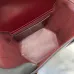 Gucci Bamboo Top Handle Bag 805832 Red 16x14x11.5cm #B62923
