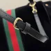 Gucci Black Suede Web Stripe Horsebit Top Handle Bag 875019 #B66546