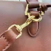 Gucci Brown Leather Web Stripe Horsebit Flap Handbag 875019 #B66560
