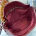Gucci Burgundy Leather Bamboo Shoulder Bag 799863 W30xH23xD6.5cm #B67166