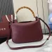 Gucci Burgundy Leather Bamboo Shoulder Bag 799863 W30xH23xD6.5cm #B67166