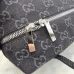 Gucci GG Black Denim Boston Crossbody Bag 875811 20×12×11CM #A68103